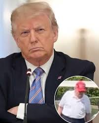 First three photos: Why is Trump dragging and favoring that right leg/foot  lately? Last two photos: There's a weird crease in his shoe that looks so  indented his foot couldn't possibly be