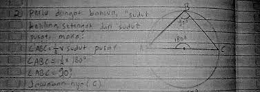 Titik dinyatakan dengan satu huruf besar (misalnya a, b, c dan sebagainya), dan karena tidak memiliki ukuran maka titik dikatakan berdimensi nol. 2 Diketahui Segitiga Abc Dengan Titik Titik Sudutnya Berada Pada Lingkaran O Jika Sisi Ab Brainly Co Id