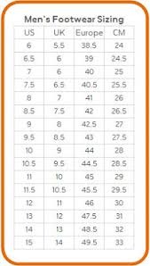 Nike Size Chart Uk To Us Amazon Co Uk Amazon Shoe