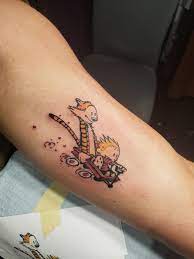 Quoting wikipedia, calvin and hobbes is a daily american comic strip created by cartoonist bill watterson that was syndicated from november 18 no nsfw. A Little Calvin And Hobbes Tattoo Calvinandhobbes