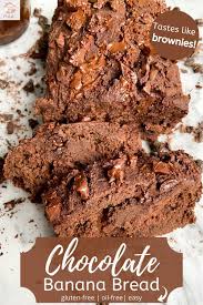 Healthy Chocolate Banana Bread Gluten Free Secretly Healthy Home Recipe Chocolate Banana Bread Chocolate Banana Bread Recipe Healthy Chocolate Banana