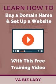 Setting Up A Domain Name And Website Va Biz Lady In 2020 Online Training Business Learn Wordpress Virtual Assistant Services