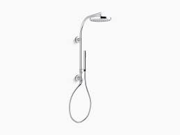 K 76474 Hydrorail Arch Shower Column Kit With Awaken Rainhead Kohler In 2020 Shower Columns Hand Shower Metal Hose