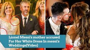 Jorge gilberto ramos ávalos (spanish pronunciation: Lionel Messi S Mother Accused For Her White Dress In Messi S Weddings Video Youtube