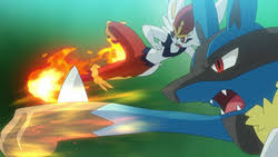 33 pokemon x and y episode 32 lucario mega evolution vs lucario mega evolution. Ash S Lucario Pokemon Return Of The Champion Wiki Fandom