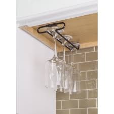 A wine glass hanger can create more of a statement in your kitchen or bar area. Hanging Glass Rack Wayfair