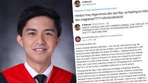 Sir K' trends as netizens congratulate Bar 2019 6th placer