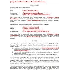Itulah contoh surat kuasa pencairan giro bank bca kami berharap contoh surat yang kami sampaikan dapat membawa manfaat untuk anda dan bila dirasa anda masih kurang puas dengan contoh surat dari kami maka kami memohon maaf sebesar besarnya karena kami menyadari bahwa blog ini masih jauh dari kata sempurna untuk itu kami mohon. Download 4 Contoh Surat Kuasa Bank Bri Bca Bni Mandiri Doc Pdf