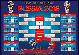 fancy print russia 2018 world cup poster matches world cup schedule wall chart 2018 wall decoration for football fans no tear waterproof a2