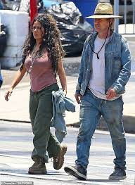 Salma hayek is in bliss, the new movie from amazon. Salma Hayek Looks Disheveled On Set Of Bliss With Owen Wilson As He Films A Fight Scene Daily Mail Online