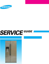 Rs26 Samsung Refrigerator Service Manual