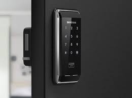 Samsung Shs 2920 Digital Door Lock With Keyless Touchpad Security Digital Door Lock Home Security Home Security Tips