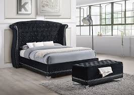 Maybe you would like to learn more about one of these? Barzini Queen Tufted Upholstered Bed Black Coaster Fine Fu