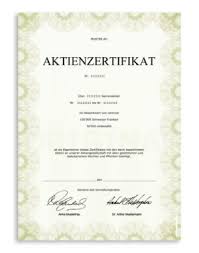 Ein aktienzertifikat ist ein schriftliches dokument, das im namen eines unternehmens unterzeichnet wurde und als rechtlicher nachweis für das eigentum an der anzahl der aktien dient. Wertschriftenvordrucke Advast Suisse Ag