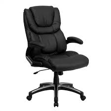 Create a professional environment with these office and conference room chairs. Kingfisher Lane High Back Leather Executive Office Chair In Black Walmart Com Walmart Com