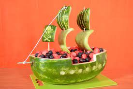 Check out this incredible engineering here! Incredible Watermelon Creations Handmade Charlotte
