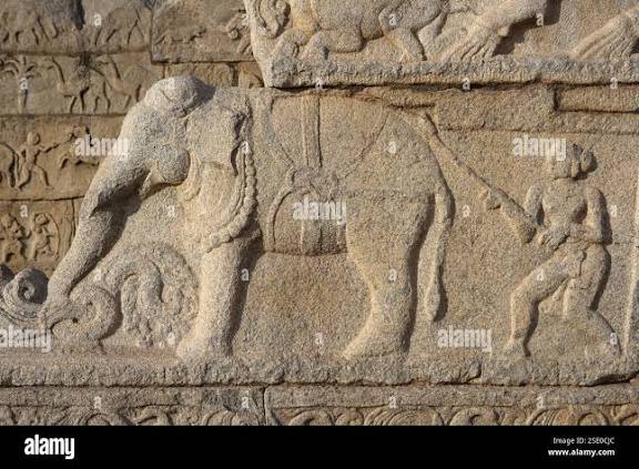 Great platform mahanavami dibba hampi hi-res stock photography and images - Alamy