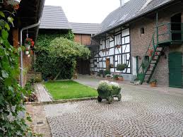 Vierkanthof Innenhof Innenhof Hof Hinterhof Garten