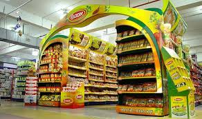 גשר בין ראשי גונדולה Supermarket Design Visual Merchandising Supermarket