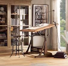 Restoration Hardware Drafting Table Table Architecte Table A Dessin Meuble De Style
