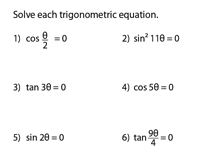 Trigonometric equations can be solved in degrees or radians using cast and its period to find other solutions within the range, including multiple or. Solving Trig Equations Worksheet Answers Promotiontablecovers
