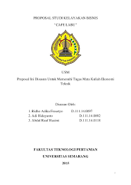 By adi susilo jahja · 1 july 2020. Pdf Proposal Studi Kelayakan Bisnis Pdf Fras Adi Academia Edu