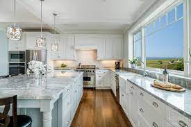 Would have a total cost range of $21,200 to $55,000 on average. White Coastal Kitchen In Branford Ct Stunning Kitchen Remodel Photos White Coastal Kitchen Coastal Kitchen Kitchen Design