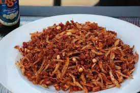 Fried Ikan Bilis And Peanuts Recipe Anchovy Recipes Food Indian Food Recipes