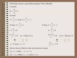 Sering kita berbicara dengan kata mutlak. Nilai Mutlak Persamaan Garis Fungsi Ppt Download