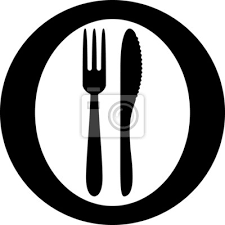 Dessin assiette et couvertsl coloriage couvert dessin.style de kawaii de plat et de couverts illustration de.résultat de recherche d'images pour dessin d'assiette et. Picto Assiette Et Couverts 2 Peintures Murales Tableaux Soi Restauration Cantine Myloview Fr
