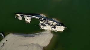Drought exposes Nazi-era warship wrecks beneath the Danube