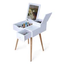 Check out our dressing table selection for the very best in unique or custom, handmade pieces from our dressers & armoires shops. Dressing Table Vanity Desk Makeup Storage With Mirror And 2 Drawers White For Sale Online Ebay