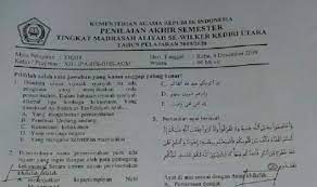 Ujian tauhid tahun 3 jawab semua soalan. Soal Ujian Untuk Madrasah Bahas Tentang Khilafah Siapa Penyusunnya Page 2 Jpnn Com