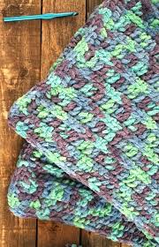 Creating an afghan from crochet patterns creating an afghan based on crochet patterns is easy. Easy Baby Blanket Crochet Pattern Beginner Ocean Stripes A More Crafty Life
