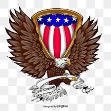 White Headed Eagle Hand Painted Elements Of American Shield Ribbon National Flag National Bird Png Transparent Clipart Image And Psd File For Free Download Aguia Americana Bandeira Nacional Aguia Careca