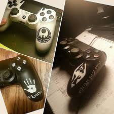 Instagram Photo By Just An Artist 17 Jun 10 2016 At 3 04am Utc Skyrim Ps4 Controller Custom Elder Scrolls