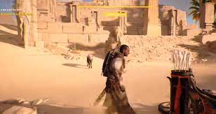 This is easily done if you speed up time with meditation, until you spot that some of the large pillars have one of their sides lowered down, thus revealing their middle section. Sundial Puzzle Solution Guide Assassins Creed S Origins Gift From Gods Quest Gamepur