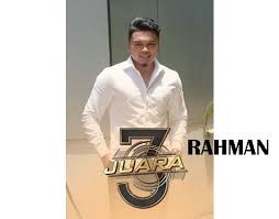 Ketika rancangan realiti nyanyian lain hanya mengangkat seorang pemenang, program terbaharu terbitan tv3 iaitu 3 juara memperlihatkan kelainan dan mencari tiga juara menerusi tiga genre berbeza, balada, rock dan irama malaysia. Biodata Rahman 3 Juara Tv3
