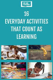 16 Everyday Activities That Count As Learning Toddler Education Everyday Activities Online Teaching