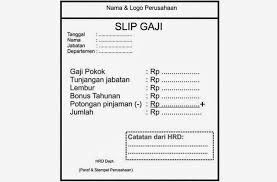 Pada umumnya slip gaji karyawan swasta maupun pegawai pemerintahan diberikan bersamaan dengan contoh slip gaji karyawan. Contoh Slip Gaji Karyawan Swasta Excel Word Guru Paud