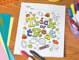 Welcome the arrival of halloween with this fun coloring page featuring three adorable trick or treaters all decked out in their costumes. Trick Or Treat Free Printable Coloring Page Fun365