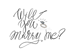 If your child loves interacting. Will You Marry Me Modern Brush Calligraphy Stock Vector Illustration Of Artistic Calligraphic 170326925