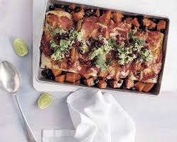 Kayla Itsines Sweet Potato Enchilada Recipe Well Good Sweet Potato Enchilada Recipe Nutrition Recipes Bbg Recipes