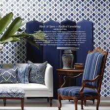 Radford And Black Spiro Collaboration In Belle Magazine June July Issue Features Fabric And Wallpaper From In 2020 Interior Inspiration Design Blue And White Fabric