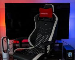 Developed in collaboration with esports professionals, the hero's backrest nestles into the natural curvature of your back and keeps you at peak performance. Noblechairs Epic Real Leather Gaming Chair Review Tweaktown