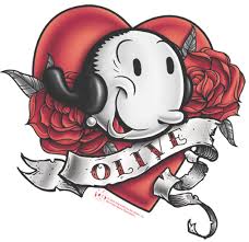 Popeye Olive Tattoo Men S Ringer T Shirt Olive Tattoo Popeye Tattoo Popeye Cartoon