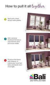 Learn How To Put It All Together With Baliblinds Total Window Solutions Find A Color That Speaks To You And Dress Up Your R Bali Blinds Custom Blinds Blinds