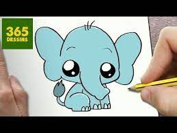 Licorne dessin et coloriage balises kawaii dessin licorne. Animaux Dessin Elephant Dessin Kawaii 365 Dessins