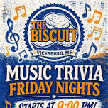 Music Trivia Night at The Biscuit