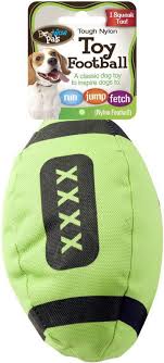 Bow Wow Pals 8649 NYLON FOOTBALL Squeaky